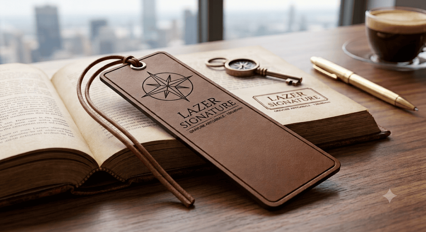 Marque-pages en Cuir